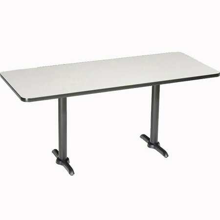 INTERION BY GLOBAL INDUSTRIAL Interion Counter Height Breakroom Table, 72inL x 36inW x 36inH, Gray 695847GY